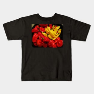 Red and Yellow Peppers Kids T-Shirt